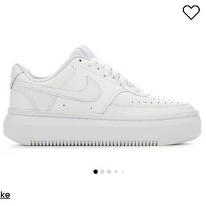 WOMEN'S NIKE COURT VISION ALTA LEATHER PLATFORM SNEAKERS